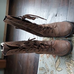 Taos Crave tall leather boot 38 tan